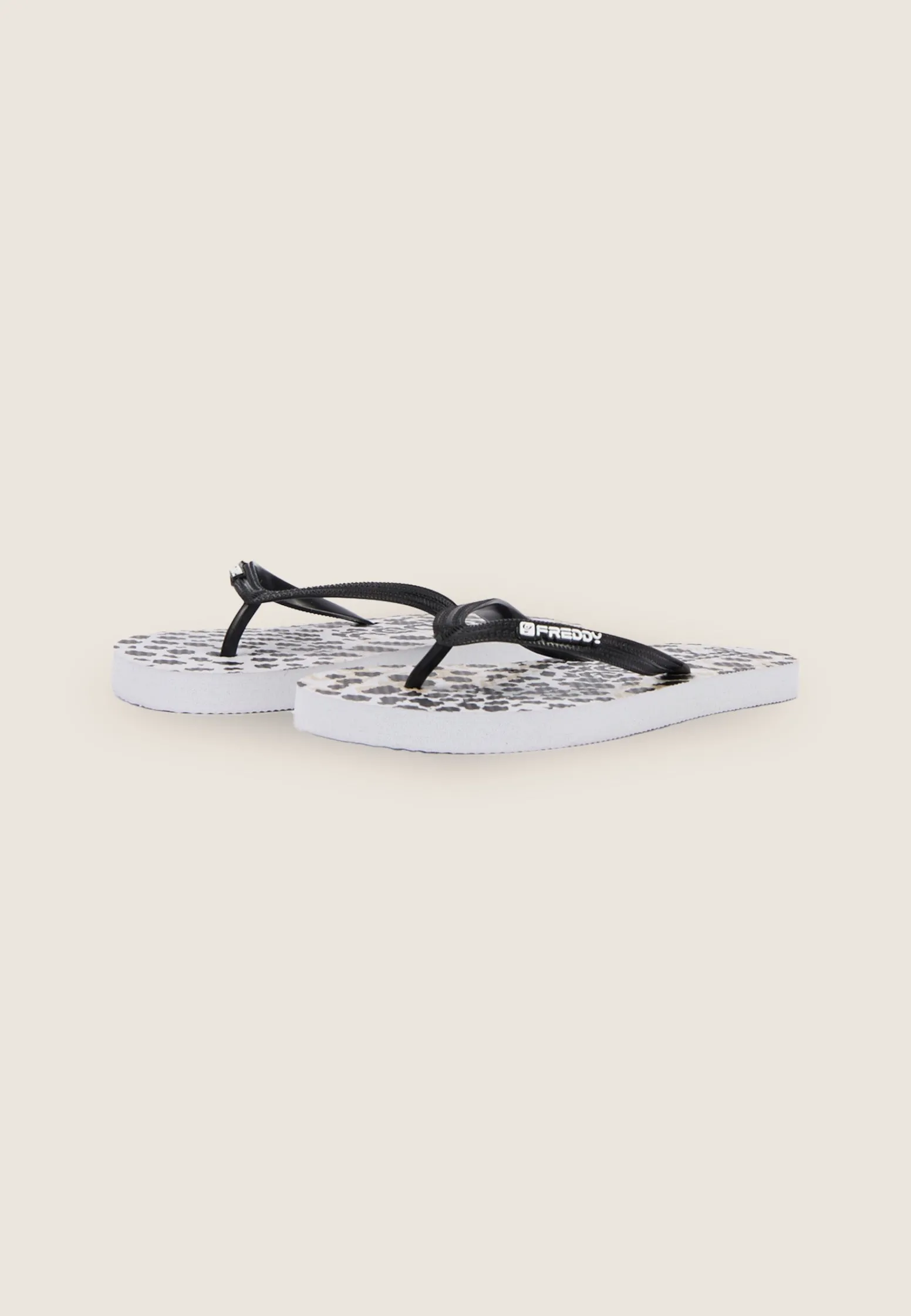 Freddy Ciabatte Infradito Donna con Fantasia Leopardata-Donna Ciabatte