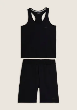 Freddy Completo sportivo in cotone con canotta e bermuda-Uomo Tute Sportive