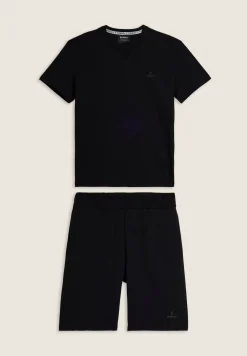Freddy Completo sportivo in cotone con t-shirt e bermuda-Uomo Tute Sportive