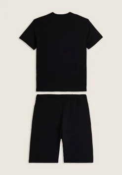 Freddy Completo sportivo in cotone con t-shirt e bermuda-Uomo Tute Sportive