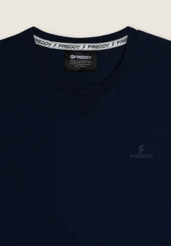 Freddy Completo sportivo in cotone con t-shirt e bermuda-Uomo Tute Sportive