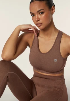 Freddy Completo top e leggings vita alta seamless ice wash-Donna Padel|Pilates