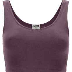 Freddy Crop top con scollo a cuore in cotone elasticizzato-Donna Top E Canotte