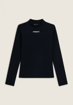 Freddy Dolcevita da donna con piccolo logo centrale-Donna T-shirts