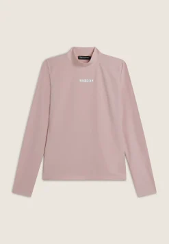 Freddy Dolcevita da donna con piccolo logo centrale-Donna T-shirts