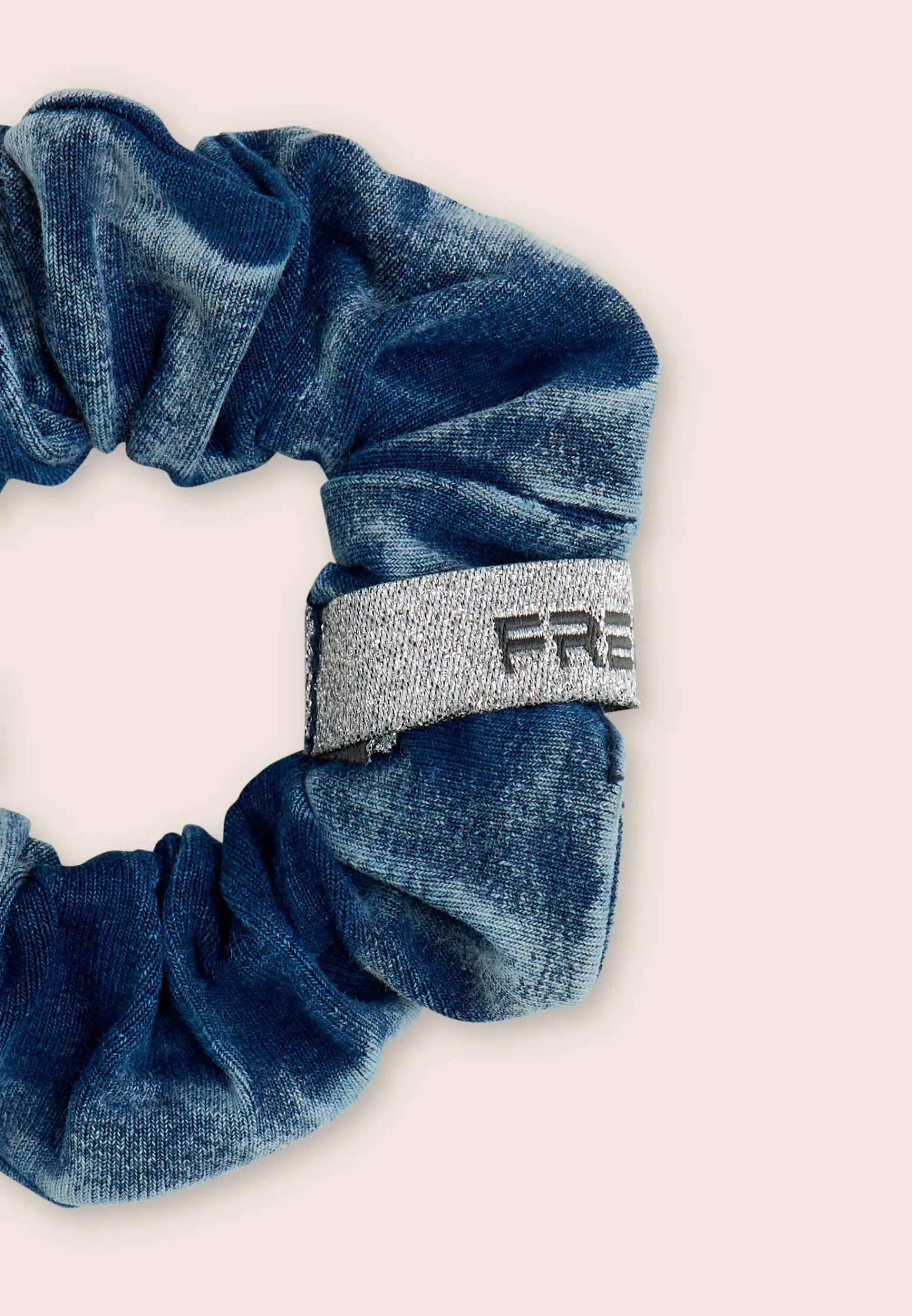 Freddy Elastico in denim effetto used con logo-Donna Accessori Sportivi