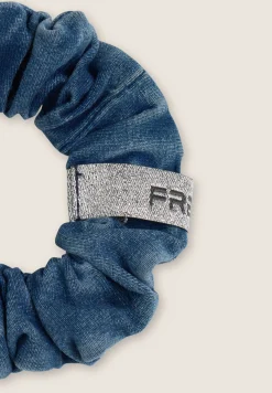 Freddy Elastico per capelli in denim con logo-Donna Accessori Sportivi