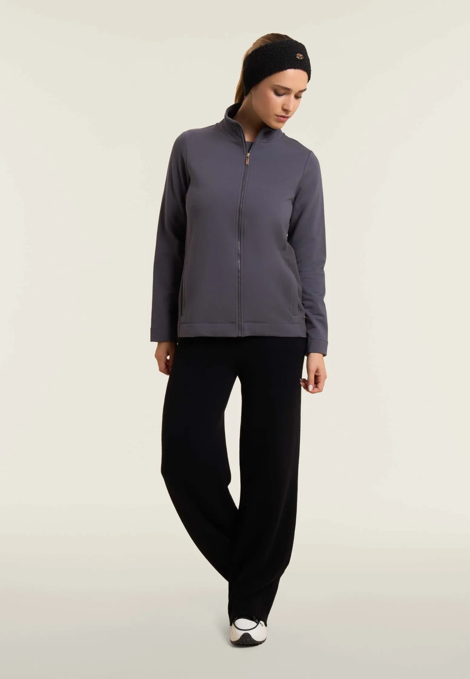 Freddy Fascia per capelli bouclé con logo dorato FY-Donna Accessori Sportivi