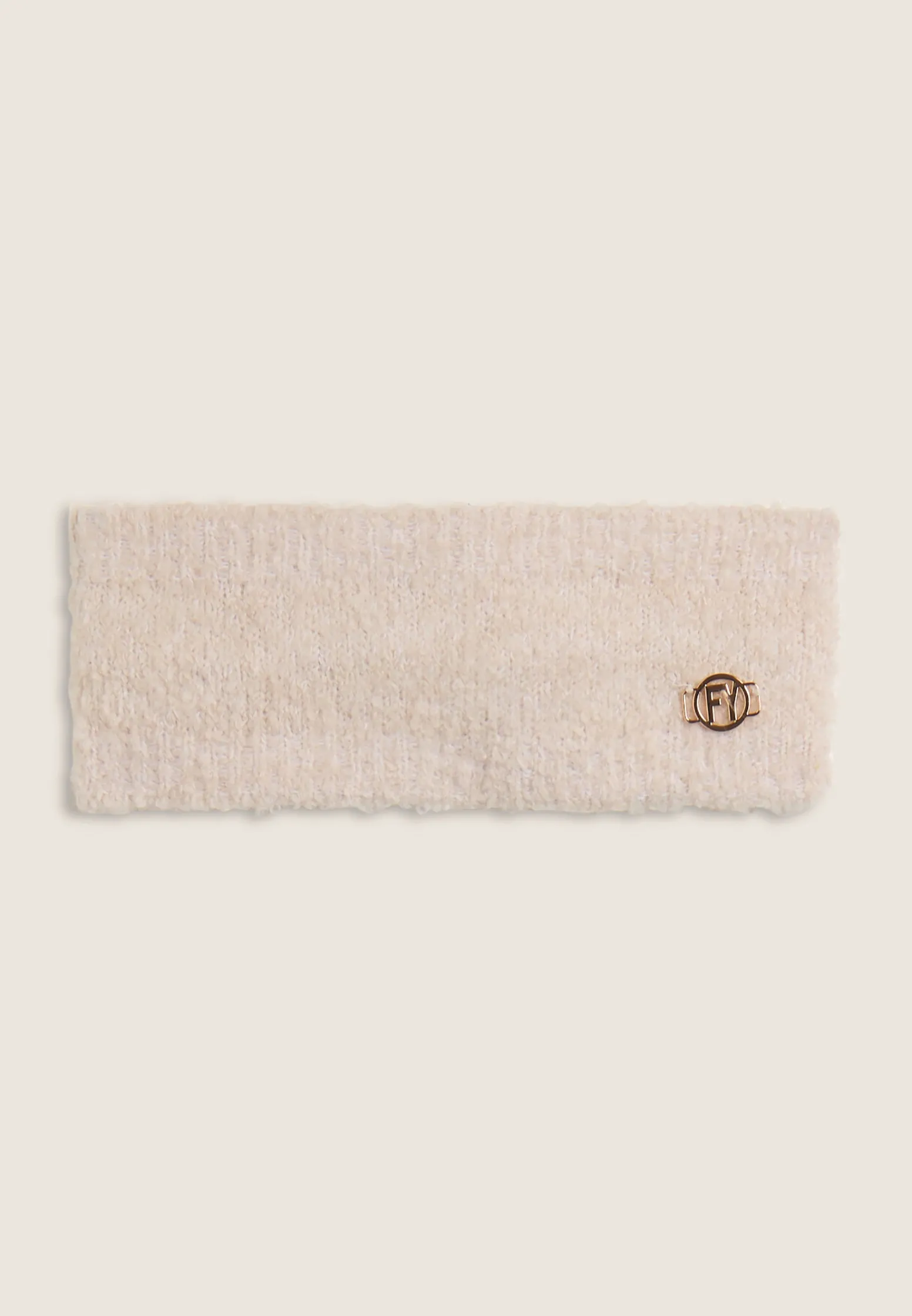 Freddy Fascia per capelli bouclé con logo dorato FY-Donna Accessori Sportivi