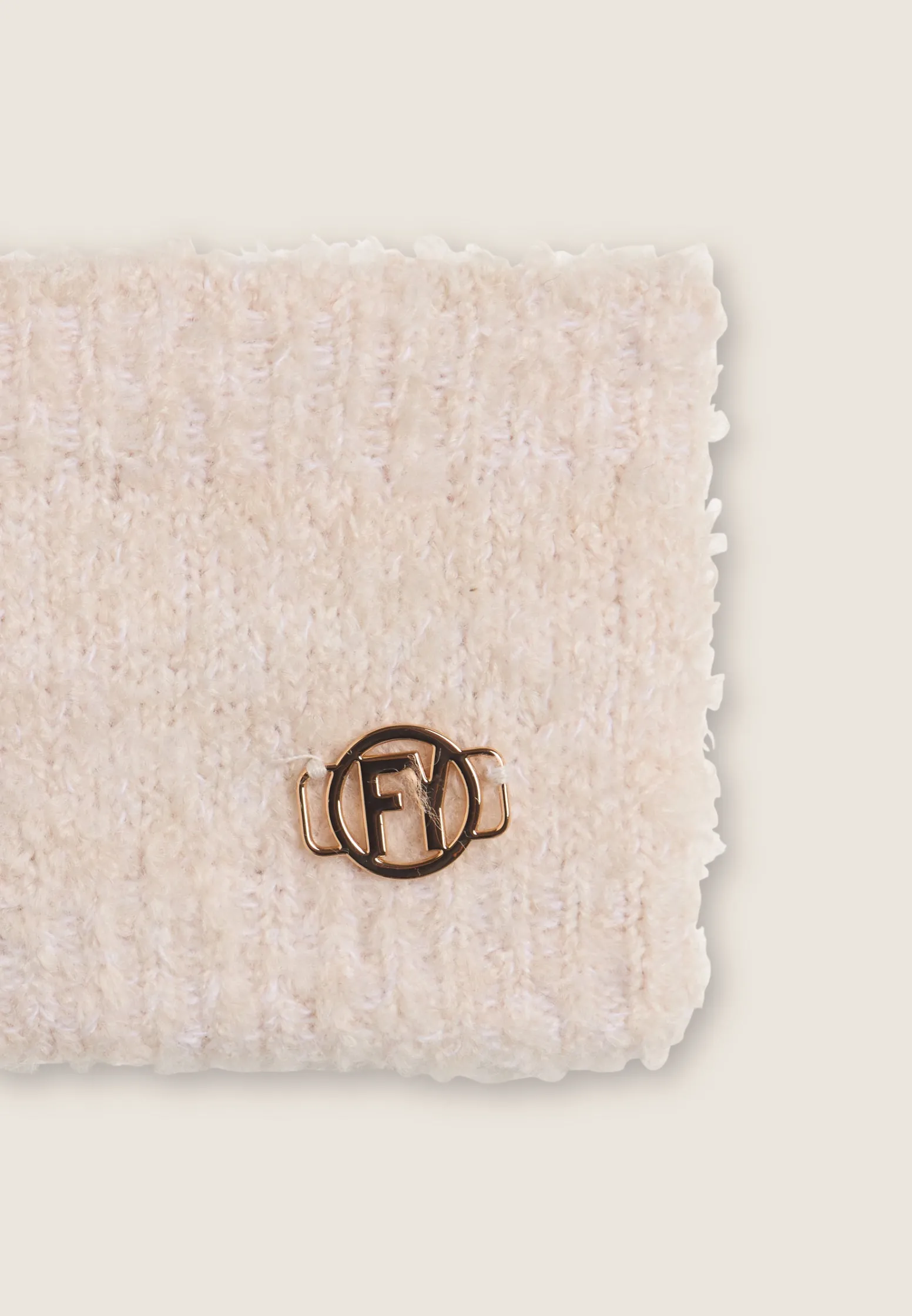 Freddy Fascia per capelli bouclé con logo dorato FY-Donna Accessori Sportivi