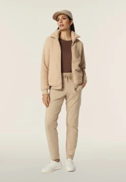 Freddy Felpa donnacon zip e collo alto in tessuto teddy-Donna Felpe