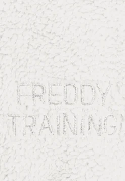 Freddy Felpa donnacon zip e collo alto in tessuto teddy-Donna Felpe