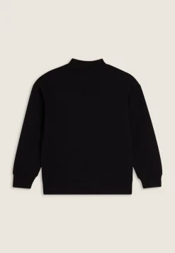 Freddy Felpa Bambina full zip con paillettes e collo bomber- Felpe