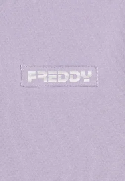 Freddy Felpa Bambina full zip con cappuccio e logo- Felpe