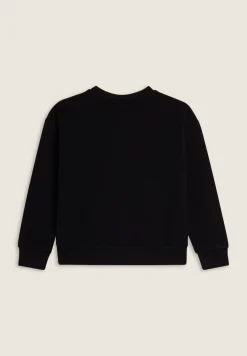 Freddy Felpa Bambina girocollo con logo effetto tricot- Felpe