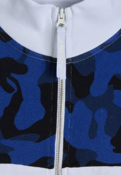Freddy Felpa Collo Alto con Zip e Dettagli Camouflage-Uomo Felpe