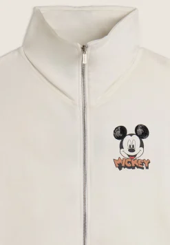 Freddy Felpa collo alto e zip comfort fit Mickey Mouse-Donna Felpe