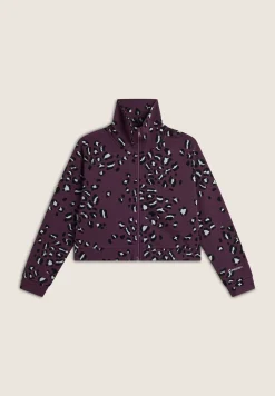 Freddy Felpa collo alto e zip comfort fit con fantasia maculata-Donna Felpe