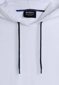 Freddy Felpa comfort fit con cappuccio e tasche a marsupio-Uomo Felpe