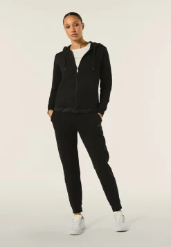 Freddy Felpa comfort fit con zip e cappuccio decorato da stampa-Donna Pilates|Ginnastica