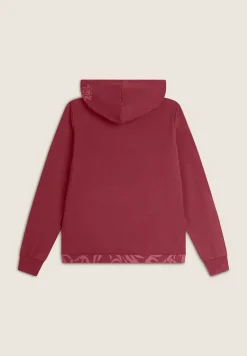 Freddy Felpa comfort fit con zip e cappuccio decorato da stampa-Donna Pilates|Ginnastica