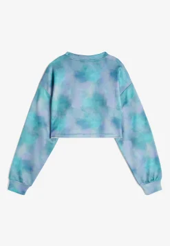 Freddy Felpa comfort fit corta con trattamento effetto tie dye-Donna Felpe