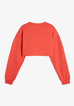 Freddy Felpa comfort fit corta con logo Day Off ricamato-Donna Felpe