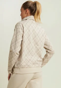 Freddy Felpa comfort fit fantasia all-over con fondo sovrapposto-Donna Ginnastica|Felpe