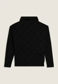 Freddy Felpa comfort fit fantasia all-over con fondo sovrapposto-Donna Ginnastica|Felpe