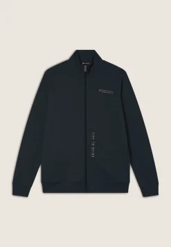 Freddy Felpa comfort in jersey con zip e collo alto-Donna Padel|Pilates