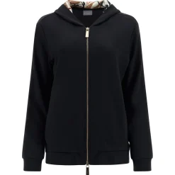Freddy Felpa comfort interno cappuccio e polsini in toni beige-Donna Felpe