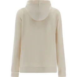 Freddy Felpa comfort interno cappuccio e polsini in toni beige-Donna Felpe