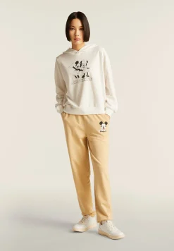 Freddy Felpa con cappuccio comfort fit Mickey & Minnie-Donna Felpe