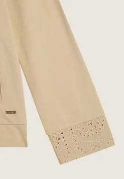 Freddy Felpa con cappuccio ricamato e zip-Donna Felpe