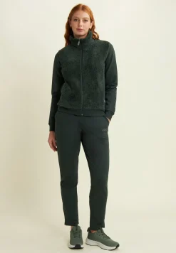 Freddy Felpa con zip, collo e fronte in sherpa, logo borchie-Donna Ginnastica|Felpe