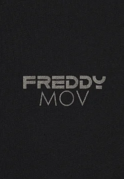 Freddy Felpa con Zip e Cappuccio Fantasia Zebrata-Donna Felpe