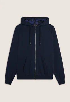Freddy Felpa con zip e Cappuccio con Interno Camouflage-Uomo Felpe