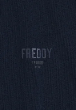 Freddy Felpa con zip e Cappuccio con Interno Camouflage-Uomo Felpe