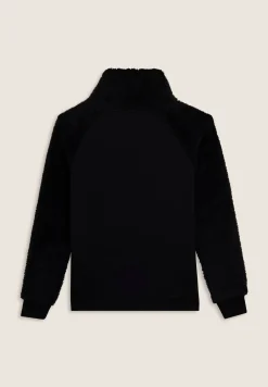 Freddy Felpa con zip e collo alto, maniche e collo in pile sherpa-Donna Ginnastica|Felpe