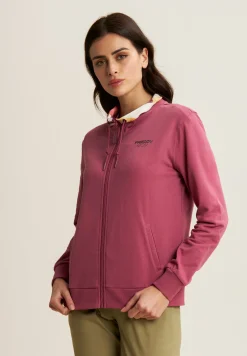 Freddy Felpa con Zip e Dettagli Multicolore-Donna Felpe