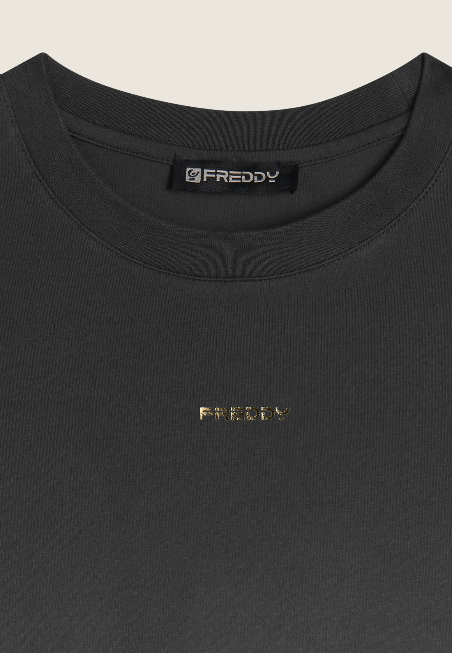 Freddy Felpa corta comfort fit in jersey dégradé-Donna Felpe