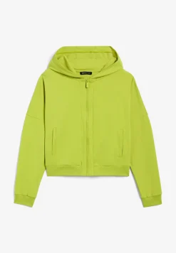 Freddy Felpa corta con cappuccio e zip in heavy jersey stretch-Donna Felpe