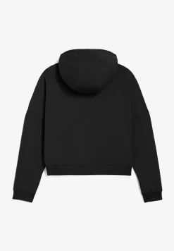 Freddy Felpa corta con cappuccio e zip in heavy jersey stretch-Donna Felpe