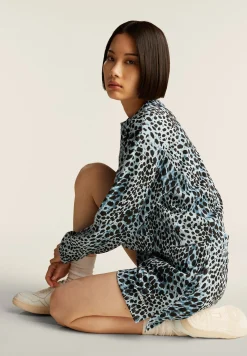 Freddy Felpa cropped comfort fit animalier-Donna Felpe
