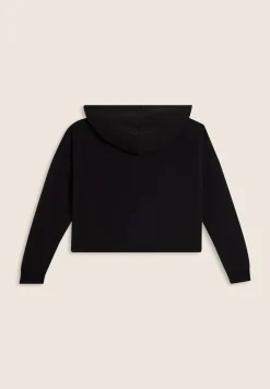 Freddy Felpa cropped con cappuccio in cotone elasticizzato-Donna Felpe