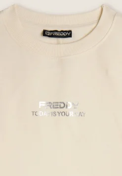 Freddy Felpa cropped con dettaglio cut out sulla schiena-Donna Felpe