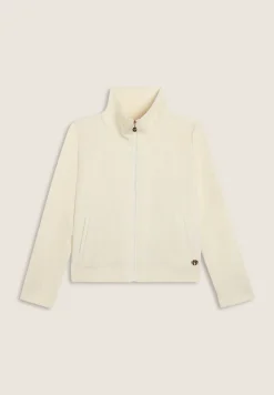 Freddy Felpa cropped in ciniglia con zip e collo alto-Donna Felpe