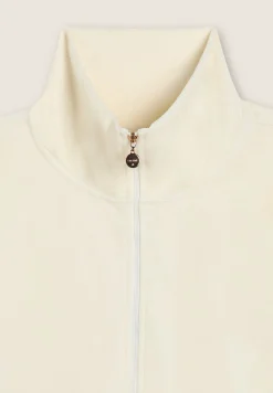 Freddy Felpa cropped in ciniglia con zip e collo alto-Donna Felpe