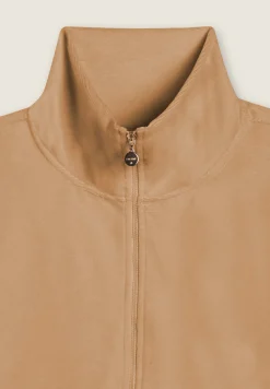 Freddy Felpa cropped in ciniglia con zip e collo alto-Donna Felpe