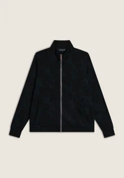 Freddy Felpa da donna con collo alto e zip in 100% cotone-Donna Felpe